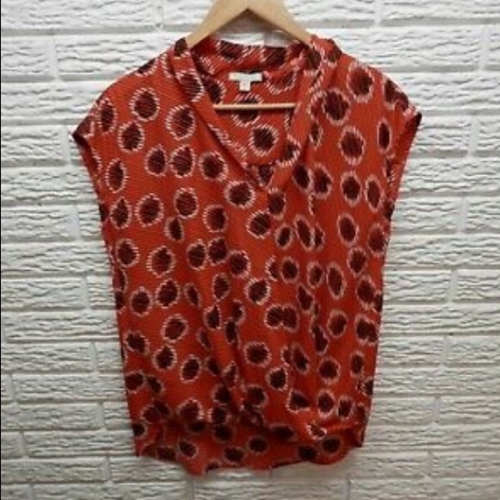 NWT - Pleione Faux Wrap Sleeveless Top